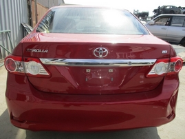 2013 TOYOTA COROLLA LE RED 1.8L AT Z16198